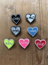 【7/13まで受付】【受注製作】original brooch 【mini ハートブローチ】