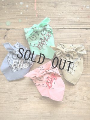 画像1: 【販売ページです】刺繍入り☆cool bandanna