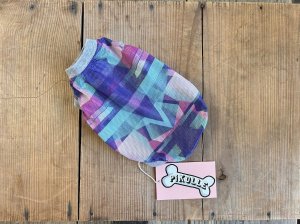 画像1: 【Summer SALE 】GEOGRAPHY blue mesh! tank top【MP/XSのみ】【クーポンご利用・2アイテム以上のご購入で20%off】【犬服★送料無料】