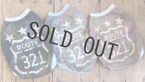 画像1: 【Summer SALE】vintage ROUTE 321 mesh! tank top【クーポンご利用・2アイテム以上のご購入で20%off】【犬服★送料無料】
