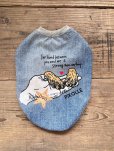 画像1: 【現品】【MP/M】denim like waffle tank【give bath paws】※クーポン不可 (1)