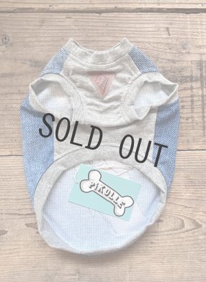 画像2: 【現品】【MP/ML】denim like waffle tank【ice cream】※クーポン不可