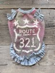 画像1: 【現品】【MP/SM】vintage ROUTE321【フリル付き☆ pink green mix】※クーポン不可 (1)