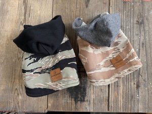 画像1: 【現品即納】【11/13PM9:00~11/20まで】new cotton camo cropped hoodie