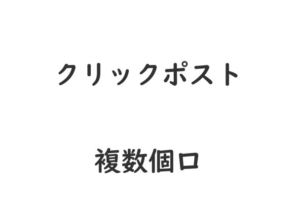 画像1: クリックポスト　複数個口分 (1)