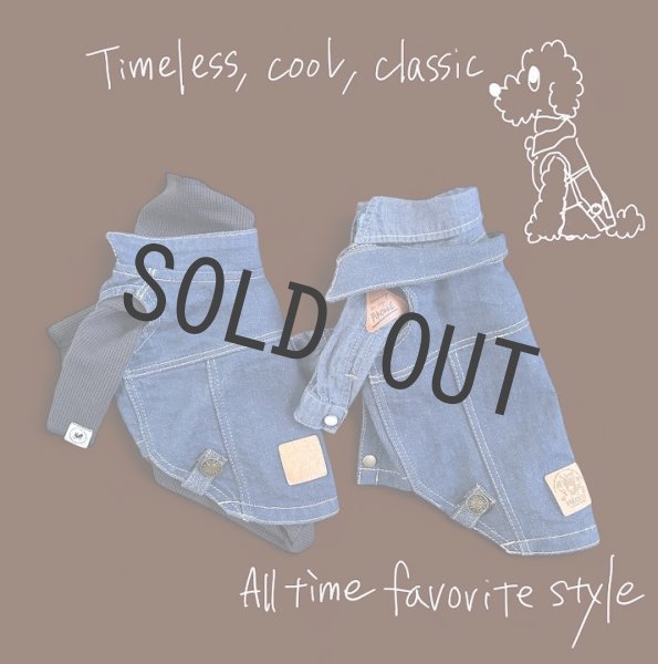 画像1: 【販売ページです】online new ☆ denim sleeveless jacket ☆ (1)